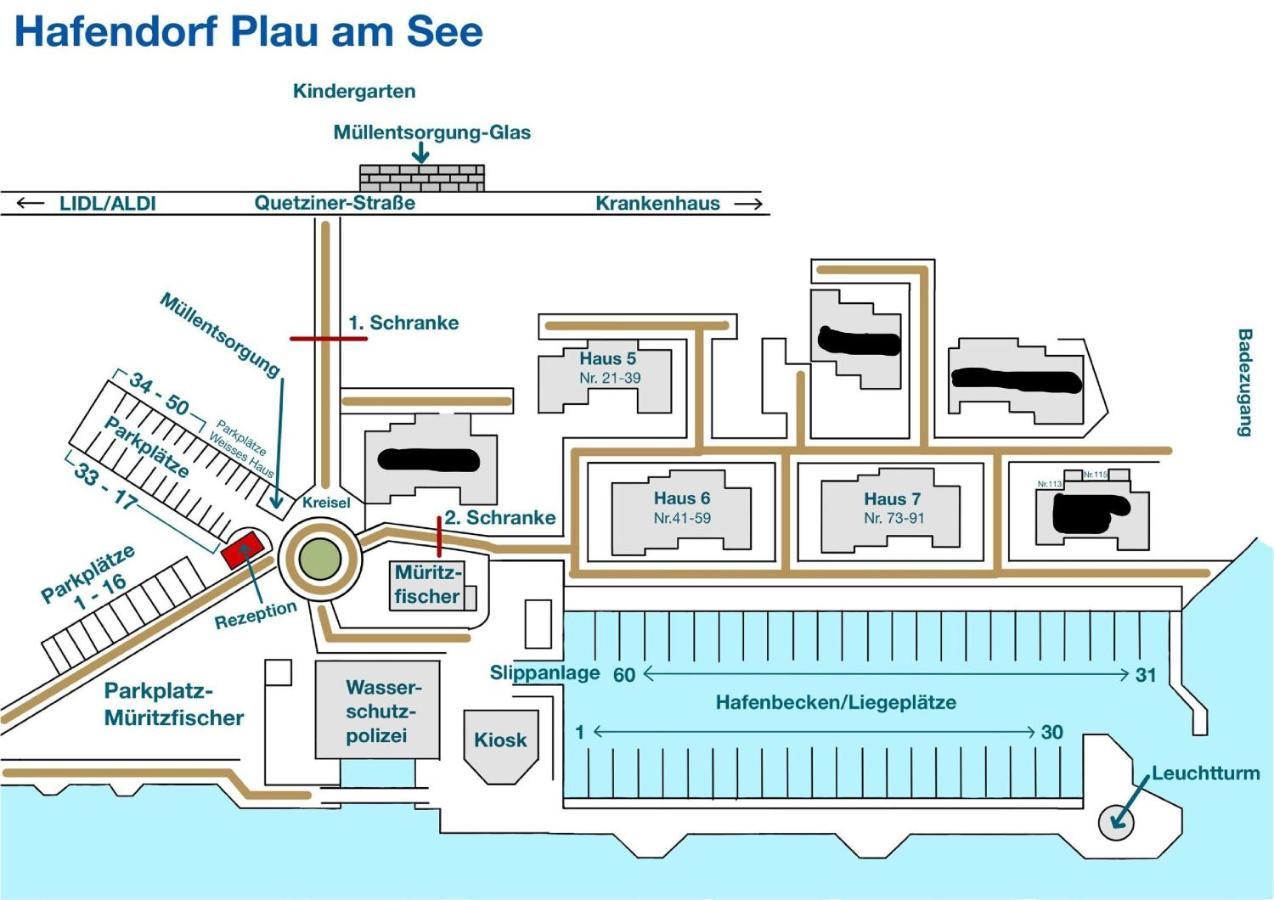Apartment Mit 3 Schlafzimmer P5A7 Plau am See Zewnętrze zdjęcie